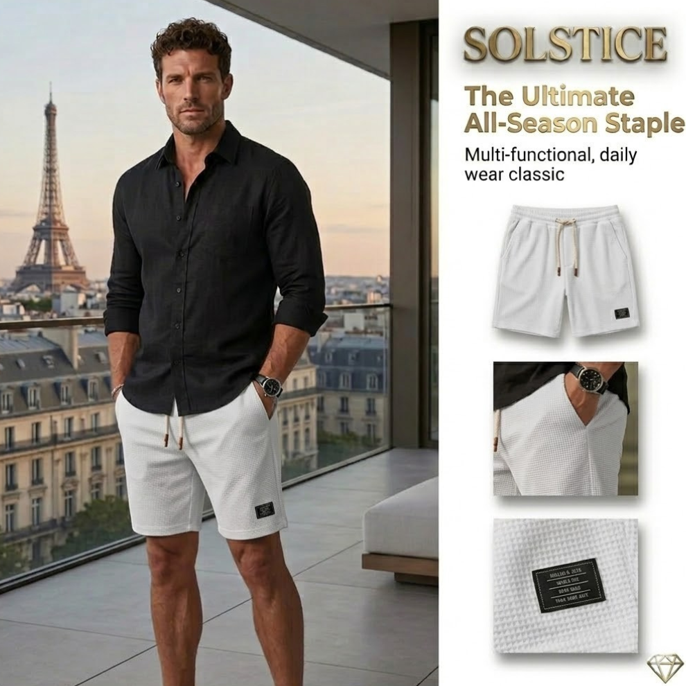 Waffle Knit Shorts