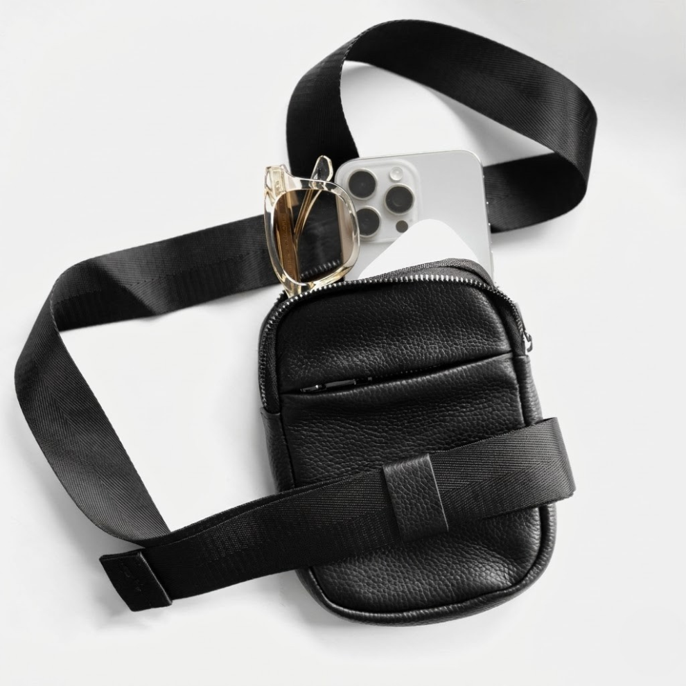 SOLSTICE Elite Leather Tactical Bag™ - Premium Cobra Buckle Crossbody