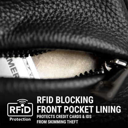 SOLSTICE Elite Leather Tactical Bag™ - Premium Cobra Buckle Crossbody