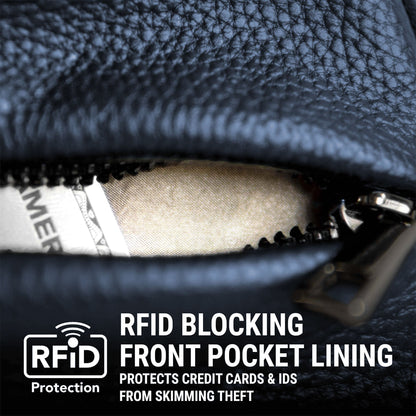 SOLSTICE Elite Leather Tactical Bag™ - Premium Cobra Buckle Crossbody