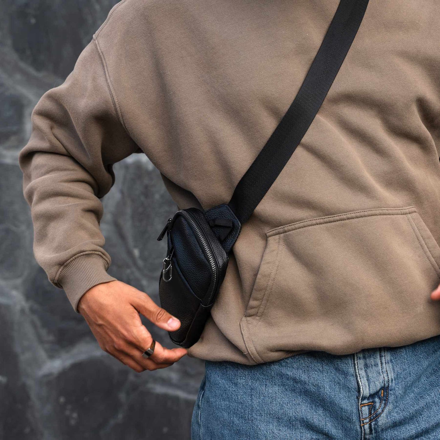 SOLSTICE Elite Leather Tactical Bag™ - Premium Cobra Buckle Crossbody